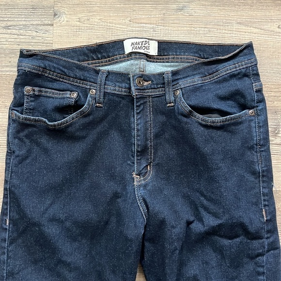 NAKED AND FAMOUS DENIM Weird Guy Stretch Selvedge Jeans see description - Picture 2 of 4